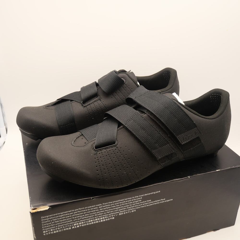 Fizik Tempo EU 48 Powerstrap R5  Cycling Shoes  Black NEW US 13.75